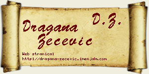 Dragana Zečević vizit kartica